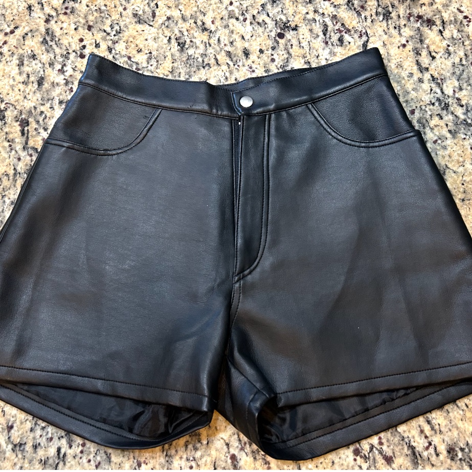 Beyond Leather Brand Pleather Shorts 910